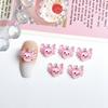 Serie Labu Dibujos Animados Accesorios para Arte de Uñas Mini Lindo Monstruo Resina Diamante DIY Accesorios de Armadura para Niños