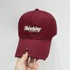 Gorra de béisbol con parte superior dura y rasgada, bordada, estilo coreano, para primavera y verano. Gorra pequeña con visera y nueva apariencia para mujer, moda masculina.