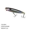 Cebo Luya de 85 mm/11 g, flotante, tipo lápiz, biónico, falso, para pesca con perros, cebo duro para arroyos de agua dulce 9236