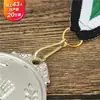Fita para Medalha de Transferência Térmica Evento Esportivo Cordão de Nylon Costura Triangular Fita de Poliéster Impressa em Serigrafia