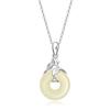 Xingcheng original jade Hetian natural hebilla de seguridad Joyería collar para mujer versátil plata esterlina S925 nicho alta gama estilo nacional