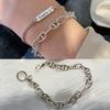 Pulsera Minimalista Retro Coreana para Mujer, Estilo Oficina, Chapado, Estilo Ins, Borla Geométrica, Pulsera de Estudiante, Joyería, Transfronterizo