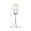 Vidro de água martelado artificial soprado hexágono de vinho ondulado vidro de cristal de champanhe vidro pintado à mão Phnom Penh Glass personalização
