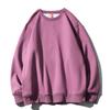 Ropa de Hombre Rampo Otoño e Invierno 2024 Sudadera de Terciopelo 350g Color Sólido Cuello Redondo Holgada Moderna Marca Pulóver para Hombre