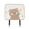 El protector de respaldo de asiento de coche Blue Rain, con un lindo diseño de oso de dibujos animados, es un organizador para el asiento trasero del coche que protege contra la suciedad y las patadas
