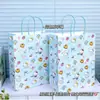 Bolsa de Regalo Soñadora con Temática de Gatos, Empaque de Regalo Estético de Alto Valor, Bolsa de Papel para Almacenamiento, Bolsa de Compras, Para Regalar, Para Llevar