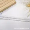 Franja Estilo Chanel com Fio Dourado, Renda Ondulada com Borla Estilo Francês, Adorno DIY para Golas de Roupa e Bolsas