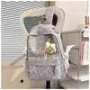 Mochila Nueva con Letra Bordada para Estudiantes de Secundaria y Preparatoria, Tendencia de Campus, Sencilla Casual, Gran Capacidad, Bolsa Escolar para Clases