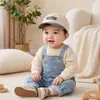 Gorra de Béisbol para Bebés Niños y Niñas, Gorra con Visera de Pato para Protección Solar Primavera y Otoño, Sombrero de Sol con Bordado, Ala Ancha, Gorra para Niños Pequeños para Verano
