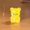 Micro Paisagem Desenho Animado Fofo Ursinho de Pelúcia Luminoso Boneca Casa de Bebê Mengli Acessórios de Decoração DIY Pequenos Enfeites de Mesa