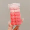 Cuerda Duradera para Trenzar el Cabello, Accesorio para el Cabello de Goma, Goma Elástica de Alta Gama Morandi, Cuerda Negra para el Cabello que No Aprieta, Cuerda de Cabello Colorida