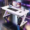 Escritorio para Oficina en Casa Moderno Minimalista Doble Persona Gaming Esports Escritorio Dormitorio Estudiante Lectura Escritura Multifuncional Escritorio para Computadora