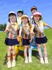 Uniformes de Jardín de Infancia, Ropa de Verano, Uniformes de Clase para Niños, Ropa de Presentación de Rayas Arcoíris, Uniformes de Escuela Primaria, Atuendos para Reuniones Deportivas