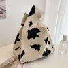Bolso de mujer con diseño de panda de dibujos animados, bolso de punto a juego, bolso de muñeca, bolso de hombro, bolso de mano