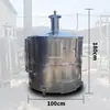 Quemador de Incienso Engrosado de Acero Inoxidable, Quemador Dorado, Quemador de Escrituras, Horno de Lingote para Exteriores, Quemador de Tesoros, Cuenco de Tesoros, Quemador de Incineración