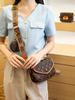 Bolso de mujer Bani Meizi texturizado de un solo hombro, bolso bandolera versátil, estilo europeo y americano, bolso cuadrado pequeño con monograma, lujo ligero.