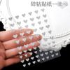 Pegatinas de Diamantes Brillantes, Estrella de Cinco Puntas, Mariposa, Corazón, Hecho a Mano DIY, Resina de Cristal, Arte de Uñas Celebridad de Internet Pegatinas de Diamante Triturado