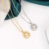 Collar de Planeta Ojo de Gato Diamante Flash para Mujer Lujo Ligero Alto Sentido Sentido de Diseño de Nicho Moda 2022 Estilo Frío