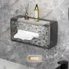 Dispensador Criativo de Papel Toalha Invertido Sem Furos para Banheiro de Casa, Caixa de Lenços para Cozinha Doméstica, Sala de Estar