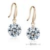 Accesorios Transfronterizos de Venta Caliente Joyería de Estilo Coreano Aretes Populares de Circonita Tendencia de Moda Aretes para Damas al Mayoreo
