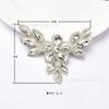 Atacado transfronteiriço uma variedade de cor branca strass cola quente tecido flor de sapato sapatos de casamento vestido vestido bolsa acessórios de sapato