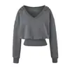 Conjunto deportivo con capucha estilo coreano para mujer, nueva colección de otoño, con un look relajado y casual con pantalones anchos azules, un atuendo de dos piezas