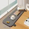 Tablero de Extensión de Escritorio Gadget de Expansión Lateral Estante de Almacenamiento para Escritorio de Oficina Soporte para Teclado de Estación de Trabajo Soporte Plegable
