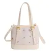 Bolsa de Mão Estampada de Urso Tendência Bolsa Saco para Mulheres 2026 Nova Moda de Nicho Bolsa de Ombro Transversal Versátil de Alta Qualidade