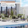 Silla columpio de jardín para patio exterior, silla colgante de ratán para hotel de villa, mecedora con dosel para balcón al aire libre, columpio para casa de huéspedes