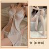 Ropa interior sexy Golden Night con soporte de acero encaje tentación pijama sexy recogido frente abertura camisón mujeres caliente uniforme mujeres