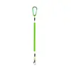 Cordón de seguridad de resorte de alambre de acero fabricado en fábrica con hebilla doble, cuerda retráctil anti-pérdida, adecuado para pesca en el mar, pesca con señuelo y como herramienta para prevenir caídas.