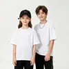 Nova Roupa Infantil de Verão Estilo Coreano Camiseta Cool de Manga Curta para Crianças Meninas Secagem Rápida Anti-Amassar Top Meninos Manga Curta Atacado