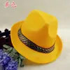 Sombrero Fedora Liso Primavera Verano Otoño Hombres Mujeres Sombrero para Exteriores Sombrero Jazz Estilo Coreano Venta al por Mayor Fedora para Adultos