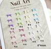Acessórios de Arte de Unhas Laço Doce Simples Cor Sólida Tamanho Grande e Médio pequeno Laço Borboleta Misto DIY Acessórios de Arte de Unhas Combinam com Tudo