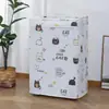 Impressão PEVA engrossada à prova d'água tampa contra poeira da máquina de lavar roupa doméstica flip drum tampa contra poeira venda direta da fábrica