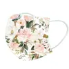 Máscaras Descartáveis Estampadas com Flores Frescas e Elegantes para Uso Doméstico, Confortáveis, Respiráveis e de Aparência Sofisticada Atacado 2025 Fabricante de Origem
