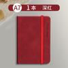 Sijin Cuaderno Pequeño Cuaderno A7 Cuaderno de Cuero Colorido Correas con Sensación de Piel Bolsillo con Solapa Conveniente Cuaderno de Bolsillo para Pantalones Cuaderno Portátil para Tomar Notas
