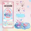 Pegatinas Jenga de Cristal Estéreo 3D en Relieve para Niñas, Adornos Pequeños Hechos a Mano Seguros de Animales para Bricolaje H