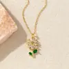 Moda Transfronteriza Accesorios de Flor de Tulipán Collar Estilo Dulce Colgante Pequeño de Flor Fresca Cadena para Suéter Versátil con Temperamento