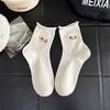 Calcetines de Perro Dachshund para Mujer Primavera y Verano Calcetines Acanalados Ins Estilo Coreano Calcetines Apilables Dibujos Animados Nuevo Lindo