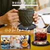 Posavasos de Silicona Redondo de 10cm Antideslizante Aislante Escurridor de Venta Caliente Transfronterizo Logotipo Impreso Posavasos para Taza de Agua Café