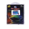 Tira de luces LED RGB5V de suministro directo transfronterizo, tira de luces de bajo voltaje autoadhesiva 5050RGB colorida para exteriores, ambiente musical