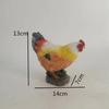 Adornos de resina de gallo de simulación directos de fábrica para jardín al aire libre, patio, jardín, granja, decoraciones artesanales.