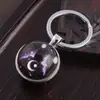 Versión Cielo Estrellado de Cristal Llavero de las Doce Constelaciones Luminous Llavero de Piedra del Tiempo Llavero de Capricornio Llavero de Acuario