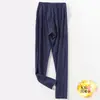 Pantalones cálidos para hombre sin costuras forrados de polar de terciopelo mallas finas de lana ropa interior calzoncillos ropa interior