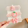 Fita Mágica Infantil Desenho Laço Renda Franja Patch para Meninas Pequenas, Fixador de Cabelo Amigo do Cabelo para Meninas