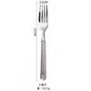 Vajilla Occidental de Alta Gama Forjada Acero Inoxidable 304 Columna Romana Restaurante Occidental de Alta Gama Cinco Estrellas Cuchillo, Tenedor y Cuchara Gruesos para Bistec