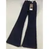 Jeans Forrados de Polar para Otoño e Invierno Mujer Talla Pequeña Talla Grande Chica Gordita Forma de Pera Cintura Alta Adelgazantes Negros Pantalones Ligeramente Acampanados