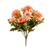 Crisantemo de la Longevidad de Estilo Europeo de 11 Cabezas Ramo Artificial para Mesa de Sala de Estar Flor Falsa Arreglo de Flores Secas Decoración de Flores de Seda Accesorios de Fotografía