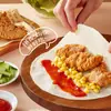 Rollo de Pollo Mexicano Desayuno Producto Semi-Terminado Calentado Listo Para Comer Horno de Microondas Old Beijing para Trabajadores de Oficina Perezosos